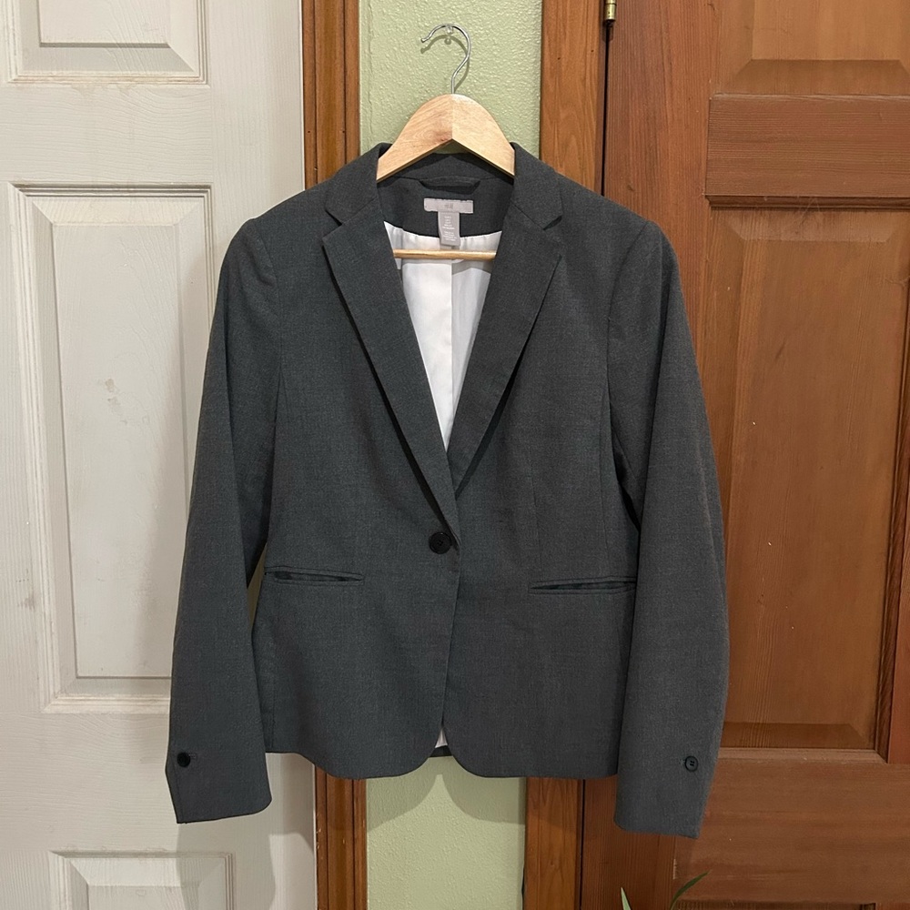 Dark Grey H&M Blazer